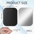 Bruislard 10 2x1.5in Pcs Adhesive Metal Plates for Magnetic Mount, Rectangular Steel Sheets Cell Phone Case Back Magnet