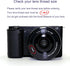 FotoZ 40.5mm 0.75x Mini Wide Angle Conversion Lens with Macro for Sony ZV-1F ZV-E10 Accessories