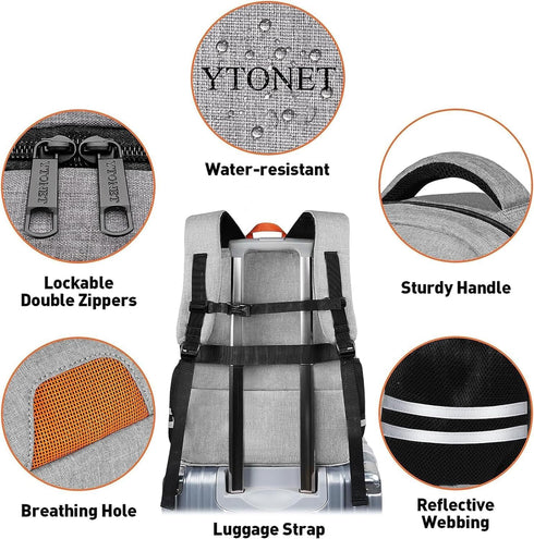 Backpack Backpack 15.6 Inch Ytonet Gym For Men Women, for Men with Shoe Compartment, Water Resistant Workout Sports Bag