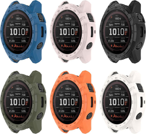 Garmin Tactix 7 AMOLED Case Compatible, Rugged Scratch-Resistance TPU Military Protection Cover (6 Colors)
