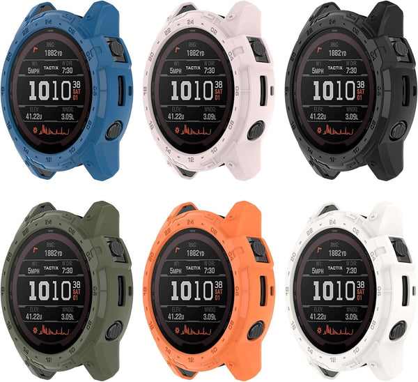 Garmin Tactix 7 AMOLED Case Compatible, Rugged Scratch-Resistance TPU Military Protection Cover (6 Colors)