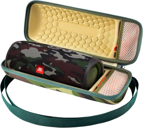 Hard Travel Case for JBL Charge 4/Charge 5 Waterproof Bluetooth Speaker, Carrying Storage Bag Fits Charger and USB Cable