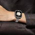 KADES Bling Protective Case for Apple Watch 38mm with Built-in Screen Protector for iWatch Series 3 2 1 (Black)