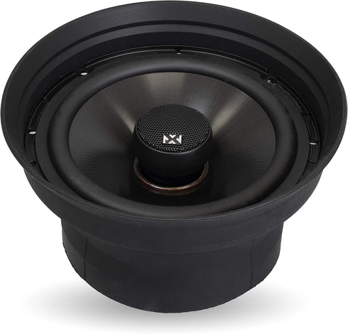 NVX XBAF525 2 Piece Universal 5.25” Silicone Rubber Speaker Baffles with Self Adhesive Foam Base Pad