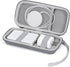 Hard Travel Case for Apple MagSafe Battery Pack, Compatible with iPhone 14/13/12, Extra Mesh Pocket for Power Adapter,