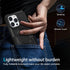 iPhone 13 Pro Case - Black, MIL-Grade Shockproof, Dual Layer, Built-in Stand & Ring Holder, Compatible with MagSafe.
