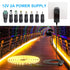 SoulBay 12V 2A Power Supply Regulated 12 Volt DC Adapter with 8 Tips, 8.2FT Cord