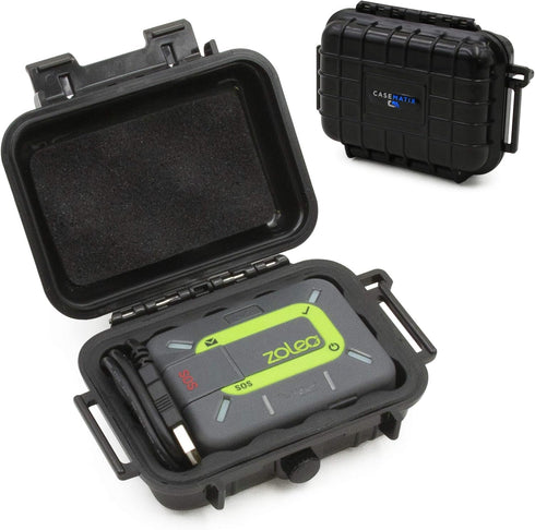 CASEMATIX Protective Travel Case Compatible with ZOLEO Satellite Communicator - Crushproof & Waterproof Case for