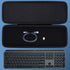 Hard Carry Case for Logitech MX Keys S or MX Keys Advanced Wireless Keyboard (Graphite)