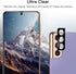 JETech 2-Pack Screen Protector for Samsung Galaxy S21 6.2" - HD Clear Tempered Glass with Camera Lens Protector & Easy