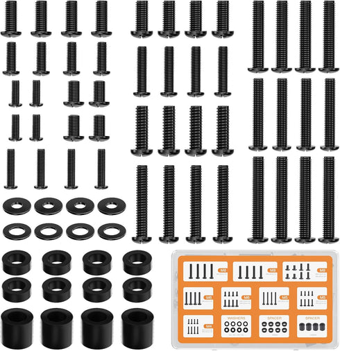 WALI Universal TV Mounting Hardware Kit Set Includes M4 M5 M6 M8 TV
