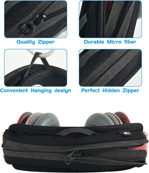 Mizi Headphone Headband Cover - Black Replacement for Audio-Technica, Beats, Bose, AKG, Sennheiser, Skullcandy, Sony.
