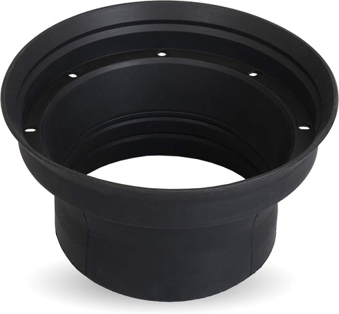 NVX XBAF525 2 Piece Universal 5.25” Silicone Rubber Speaker Baffles with Self Adhesive Foam Base Pad