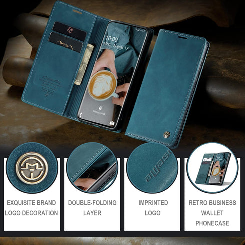 Kowauri Galaxy S20 FE 5G Leather Wallet Case, Classic Design with Card Slot and Magnetic Closure for Samsung