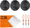 K&F Concept 82mm Lens Cap - 9-in-1 Center Pinch Lens Cover + Anti-Loss Keeper Leash + Microfiber Cleaning Cloth Kits