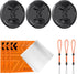 K&F Concept 82mm Lens Cap - 9-in-1 Center Pinch Lens Cover + Anti-Loss Keeper Leash + Microfiber Cleaning Cloth Kits
