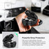 RFUNGUANGO Military Carbon Fiber Case Cover for Samsung Galaxy Buds 2 Pro/Buds Pro/Buds Live/Buds 2, with