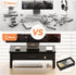 HEWORLIF 2-Tier Computer Monitor Stand Riser, Desk Organizers and Accessories with Drawer, Laptop Stand for Desk
