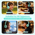 85/94dB Headset Mic,68 MIDOLA Kids Bluetooth Headphones Active Noise Cancelling Lightweight Wireless Headphone for Kid