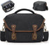 RAINSMORE Canvas Camera Bag, DSLR/SLR/Mirrorless Small Camera Sling Bags Cross-body Camera Case,
