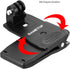 Sametop Quick Clip Mount for Backpack, Compatible with GoPro Hero 13, 12, 11, 10, 9, 8, 7, 6, 5, 4, Session, 3+, 3, 2,
