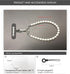 Gift,15 Beaded Phone Strap,Premium Crystal Pearl Lanyard Elegant Chain-Cute&Glossy Wrist Strap for Phone Case,Women