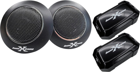 Pair - SoundXtreme 1000W 6.5-Inch 2-Way Car Audio Component Speaker System for Car, ATV, RV, Motorcycle, Boat