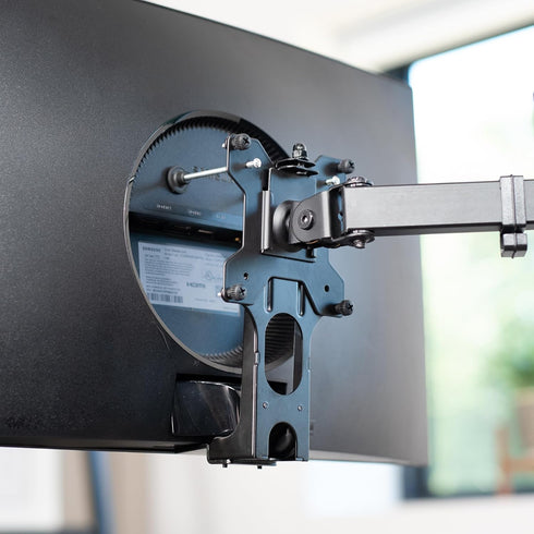 VIVO Quick Attach VESA Adapter Plate Bracket for Samsung CF397 and CRG5 Monitors, 24 and 32 inch Full HD Curved Screens