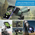 APEXEL 360 Telescope Phone Adapter, Upgraded Binocular Photo Adapter for Android & iPhone, Smartphone Mount
