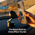 Statik 2) HyperMount (Gen Phone Mount, Magnetic Phone Holder, Car Mount for Phone Works on Smooth & Lightly Textured