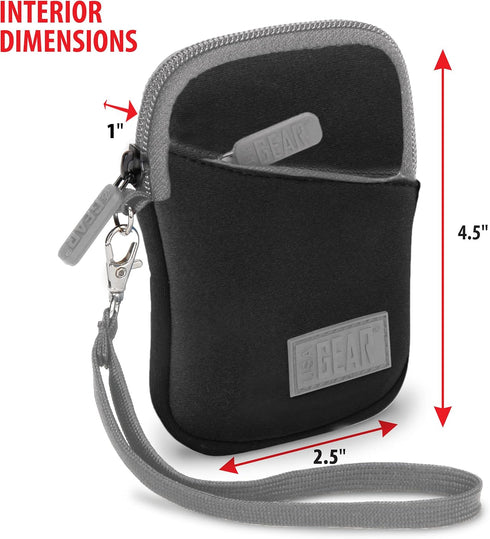 USA GEAR Small Camera Case for Compact Digital Cameras - Fits 4.5 Inch Cameras, Compatible with Canon, Nikon, Sony