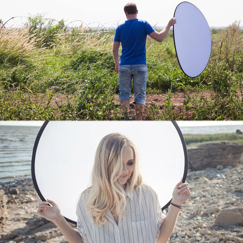 MEIYIFANG 2 1 30cm) in Lighting Reflectors Portable Collapsible Round Light Reflector Water-Resistant Photography