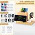 Wireless Charger for Apple Charging Station, Multiple Devices with PD 22.5W Adapter for iPhone 15/14/13/12 Series