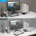 Sumerflos Clear Acrylic Monitor Laptop Stand, Sturdy and Save Space Computer Laptop Monitor Riser Stand for Home Office