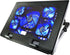 Laptop Cooling Pad for 17inch 15.6 14 13 12inch, Gaming Cooler with 5 Quiet Fans, LED Lights, 2 USB Ports, Adjustable