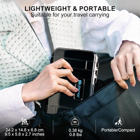 Lekufee Portable Waterproof Hard Case for Insta360 Flow Pro/Insta360 Flow Gimbal Stabilizer and Accessories (Case Only)