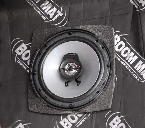 Design Engineering 050310 Boom Mat Speaker Baffles, 4" Round (Pack of 2)