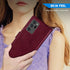 ZZXX Samsung Galaxy Note 20 Ultra Wallet Case with RFID Blocking, Leather Flip Fold Protective Case, Wine Red