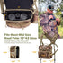 NEW VIEW Bino Packs for Hunting - Adjustable Camo Chest Pack with Detachable Rangefinder Pouch