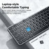 iClever Bluetooth Keyboard, Wireless Keyboard with Numeric Keypad, Multi-Device Rechargeable, Stable Connection,