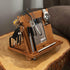 Wooden docking station - Wallet stand - Watch Organizer - Mens Christmas Birthday Gift for Men Him - Fathers Day