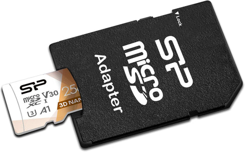 Silicon Power 256GB Micro SD Card U3 SDXC Up to 100MB/s High Speed Memory Card with Adapter for Nintendo-Switch, Cams and Drones