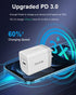 USB C Charger Block, 20W PD Wall Charger C Type Fast Charging Station Power Adapter USB Plug Brick Cube Box for iPhone 15 14 13 Pro Max 13 Mini 12 Pro Max SE 11 XR XS USBC Outlet Typec Port Connector