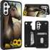 Samsung Galaxy S24 Case, Wallet Case with Card Slots & Kickstand, PU Leather Cover, Soft TPU Protective, Horse and