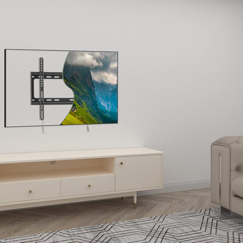 Fixed TV Wall Mount for 26-60 Inch TVs, Low Profile with Quick Release Lock, Ultra Slim Bracket, Max VESA 400x400mm