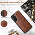 LOHASIC Galaxy S21 Plus Case 5G, Premium Leather Luxury PU Non-Slip Grip Shockproof Cover, Brown