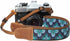 Padwa Lifestyle Camera Strap - 1.5" Crazy Horse Cowhide Head Cotton Strap, Vintage Embroidery for Photographers,