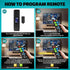 EZClicker (2xAAA Big Button Universal TV Remote (Black) Simple Easy to Use, Great for Seniors, Works with Major TV