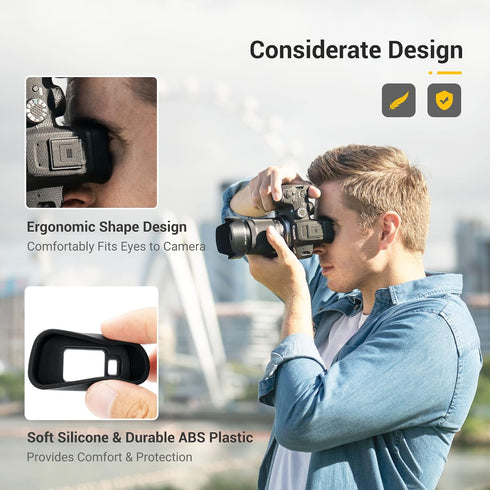 Soft Silicon R7 Eyecup Eyepiece, Extended Camera Eye Cup Viewfinder for Canon EOS R7 Mirrorless Camera