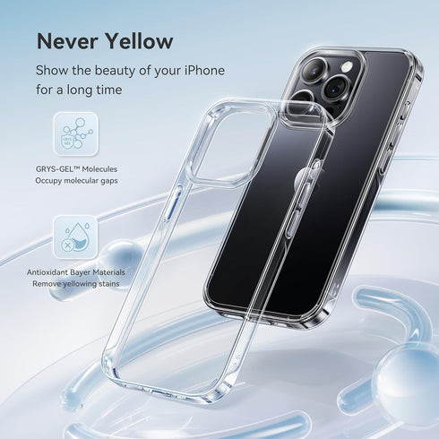 CASEKOO iPhone 12 Pro Max Case, Crystal Clear, Military Drop Protection, Shockproof for 6.7 inch Phone